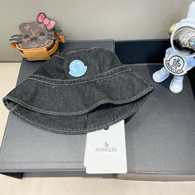 moncler's New High-Quality Denim Fisherman Hat For Spring Super Fairy, Super