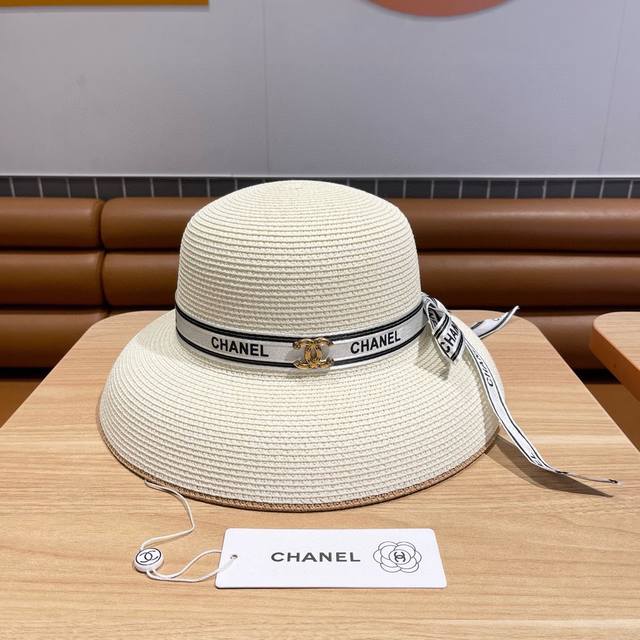 chanel Chanel Lantern Straw Hat High-End Custom-Made Celebrity Must-Have Head