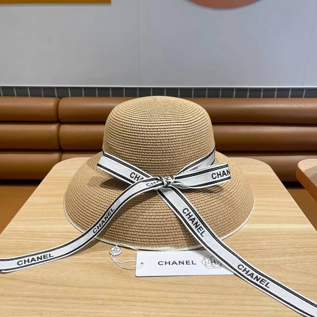 chanel Chanel Lantern Straw Hat High-End Custom-Made Celebrity Must-Have Head