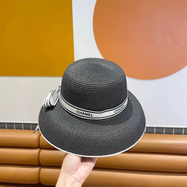 chanel Chanel Lantern Straw Hat High-End Custom-Made Celebrity Must-Have Head