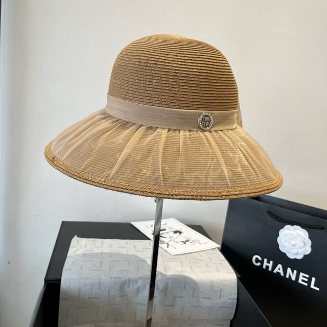 miumiu Miu Miu New Bow Basin Hat High-End Custom Head Circumference 57Cm
