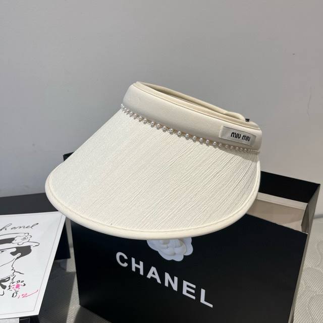 Miu Miu Miumiu Hollow Headband Sun Hat