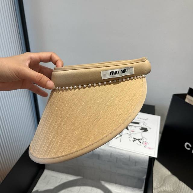 Miu Miu Miumiu Hollow Headband Sun Hat