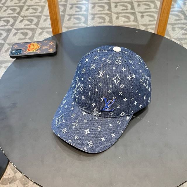 lv Louis Vuitton New Original Baseball Cap With Monogram Stitching 1:1 Mold C