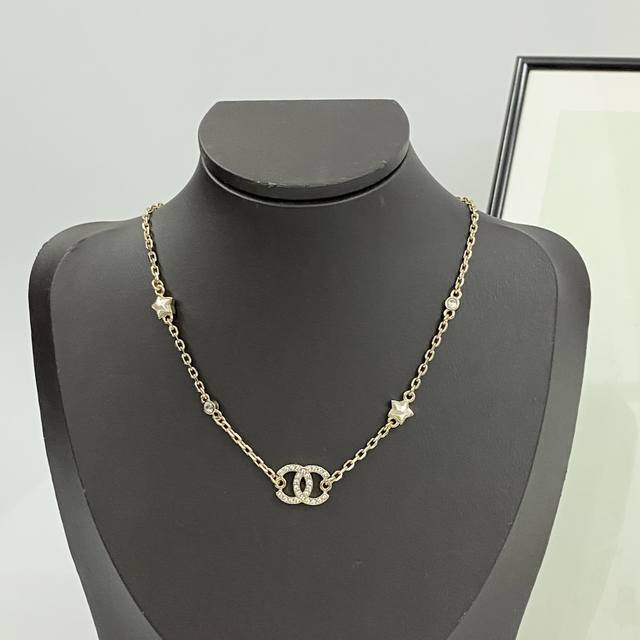 Chanel Necklace Is Hot Selling And Has A New Arrival Chan 24 Double C Star Neckl