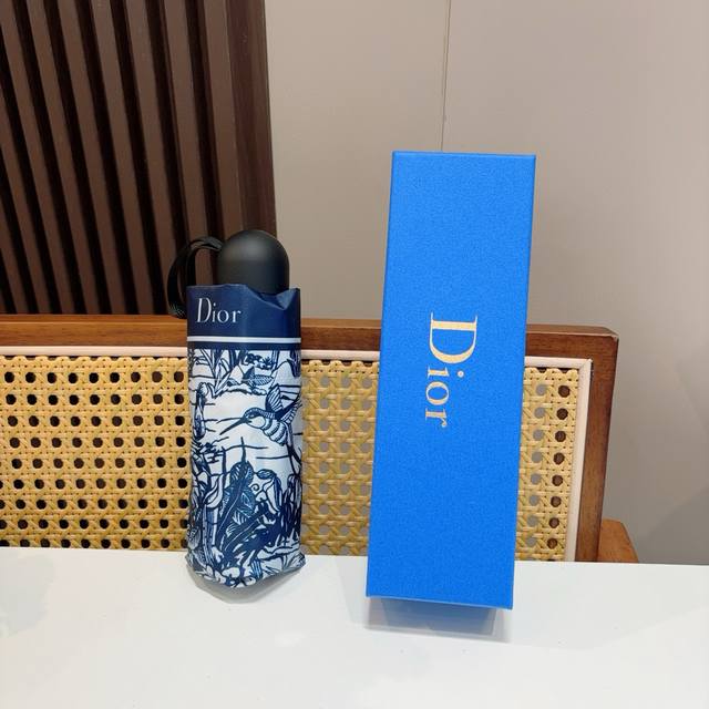 dior Dior 50% Folding Hand-Opening Folding Umbrella, Ultra-Light, Pocket Only