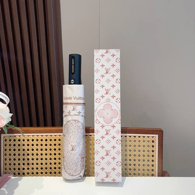 louis Vuitton Louis Vuitton Tri-Fold Automatic Folding Umbrella New Coating T