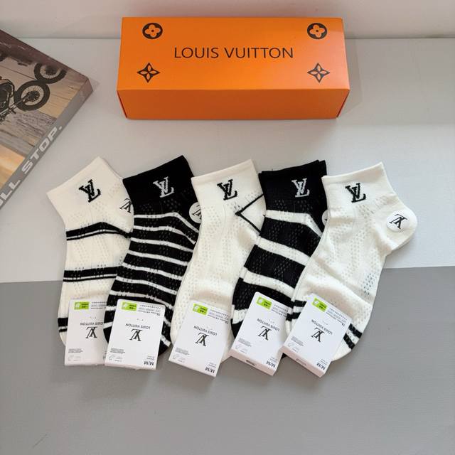 With Packaging 5 Pairs Per Box Lv Louis Vuitton Super Hot Small Single Product S