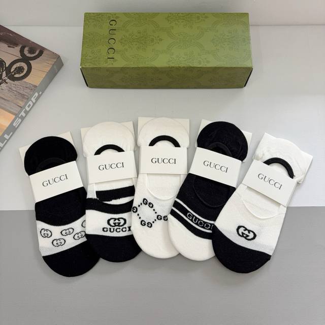 Comes With Packaging, 5 Pairs Of Gucci Gucci Ins Super Popular Small Single Prod