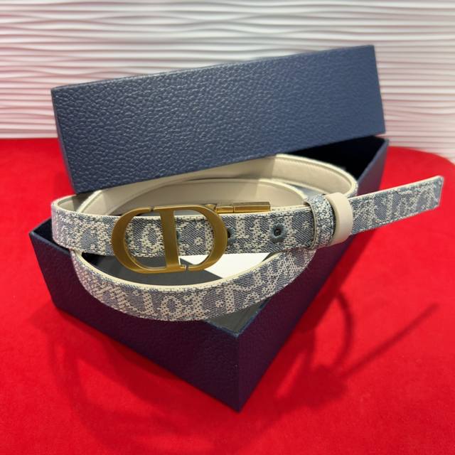 This Metal-Clad Brass Belt Buckle Features The Cd Logo, Embellishing Classic Ele