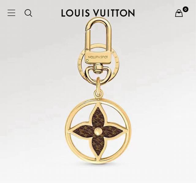 Official Website M01207 Lv Keychain Bag Accessories Pendant Car Key Companion Hi