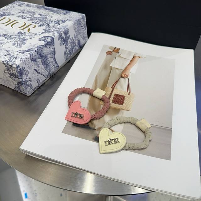 With Packaging Box Single Dior Dior New Cd Hair Ring Simple And Practical Fashio