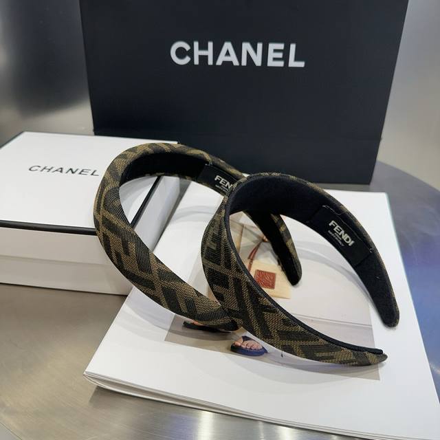 With Packaging Box Fendi Fendi F Headband Retro Temperament Beauty Simple And Ve