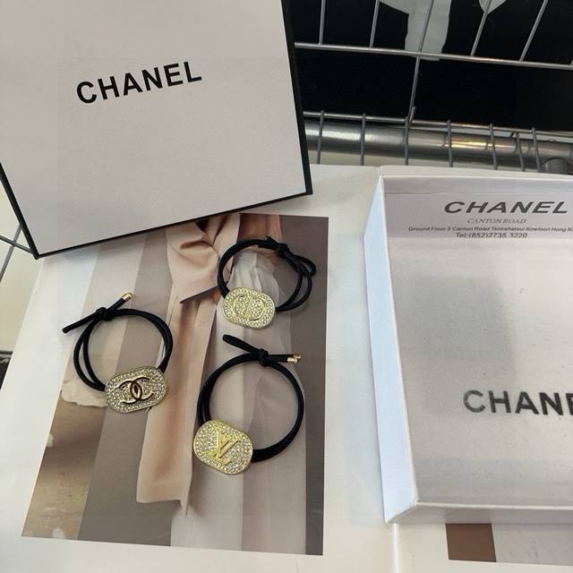 With Packaging Box Single Louis Vuitton Louis Vuitton Latest Lv Hair Ring Simple