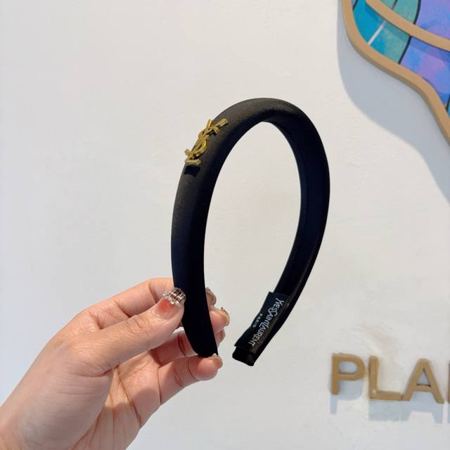 With Packaging Ysl Saint Laurent New Chinese Style Sponge Headband High-End Hear