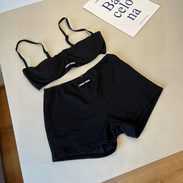 miumiu Miu Miu Official New Swimsuit Bikini High-End Custom Sml Xl