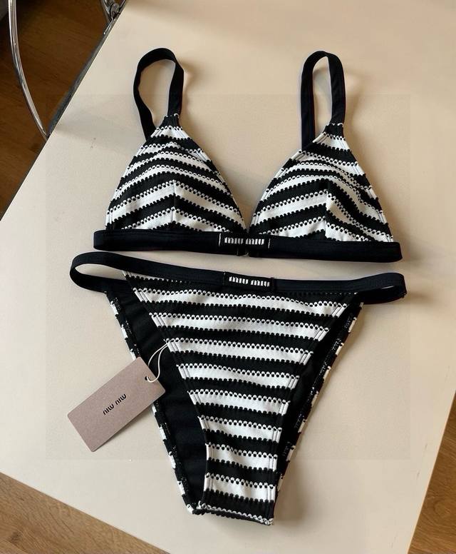 miumiu Miu Miu Official New Swimsuit Bikini High-End Custom Sml Xl
