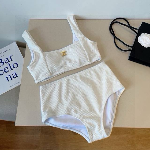 chanel Chanel Bikini Swimsuit Set Sml Xl