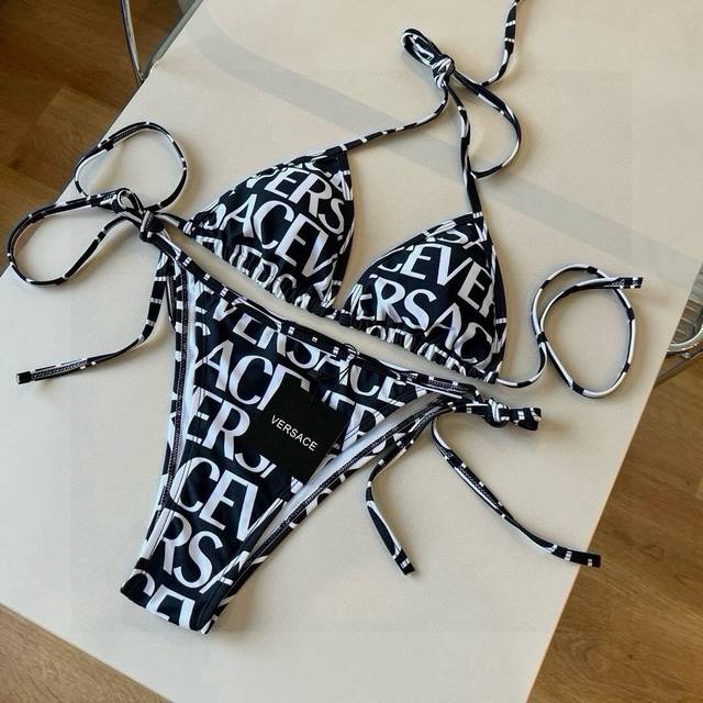 Versace Official New Swimsuit Bikini High-End Custom Sml Xl