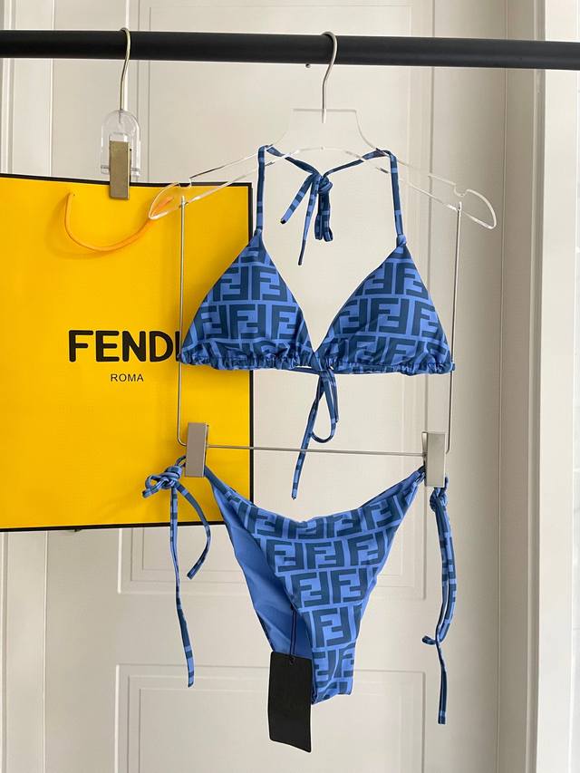Fendi Printed Bikini Swimsuit Top Is Super Cool And Is Sold Simultaneously In Ma