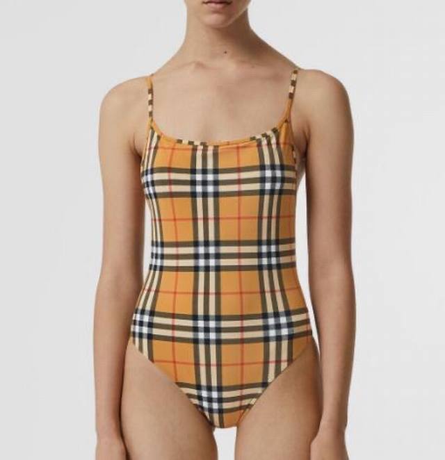 Burberry Classic One-Piece Swimsuit Is Available At All Major Counters. It Natur