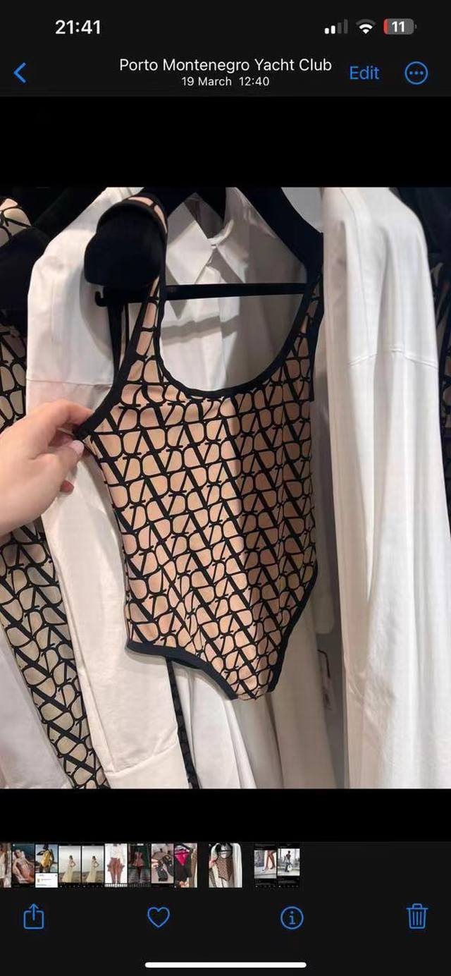 Valentino's New One-Piece Swimsuit For Sexy Goddesses. Suitable For A Variety Of