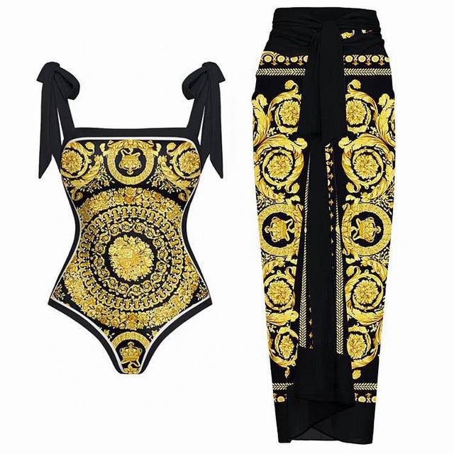 Versace's New Swimsuit Is Reversible And Highly Recommended. It Is Suitable For
