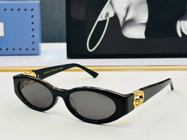gucc* Gujia Gg1660S Size 53 Mouth 18-140 Women's Sunglasses With Frame Q Fash
