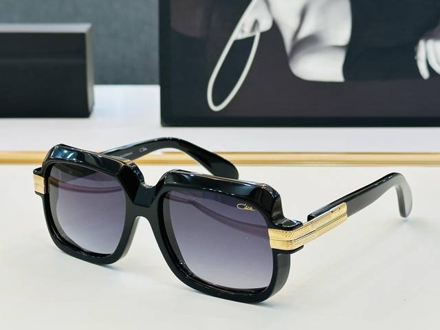 New Cazal Model: Mod607 Size: 56 Mouth 18-140 Curves And Straight Lines Are Bold
