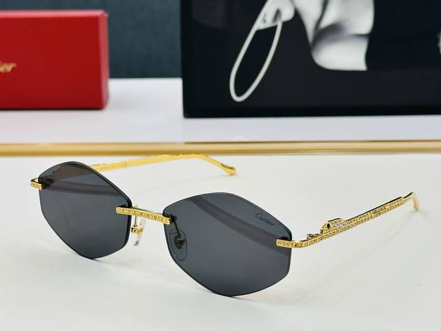 cartie* Cartie Ct0487S Sunglasses Size 61 18-140 Exquisite Craftsmanship Full