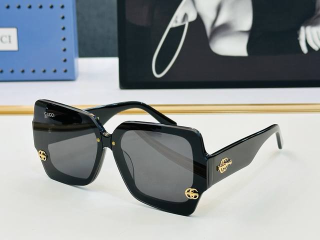 gucc* Gujia Gg1630 Size 55 Mouth 17-145 Original Sunglasses With Frame Fashio