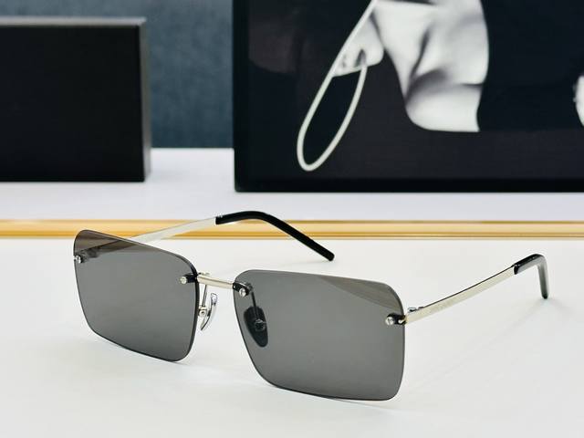 Internet Celebrity Hit Model Saint Laurent Sl309 Size 60 Mouth 15-140 Metal Desi