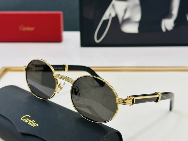 cartie* Cartie Sunglasses Ct0464S Size 57 Mouth 18-145 Exquisite Electroplati