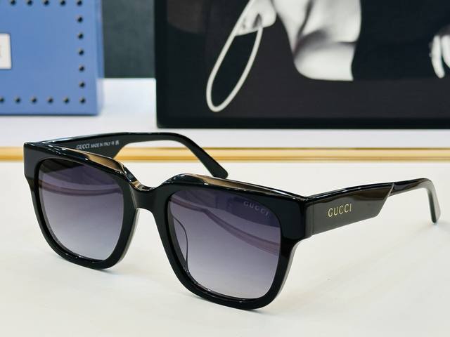 gucc* Gujia Gg1670Sk Size 54 Mouth 21-145 Original Sunglasses With Frame Fash