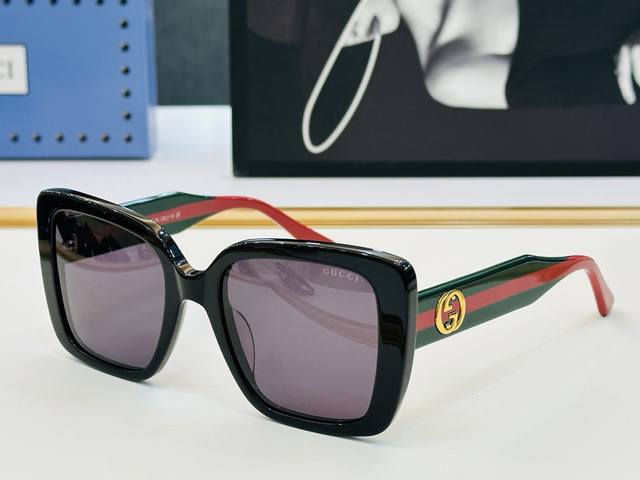 gucc* Gujia Gg1861S Size 53 Mouth 20-140 Original Sunglasses With Frame Fashi
