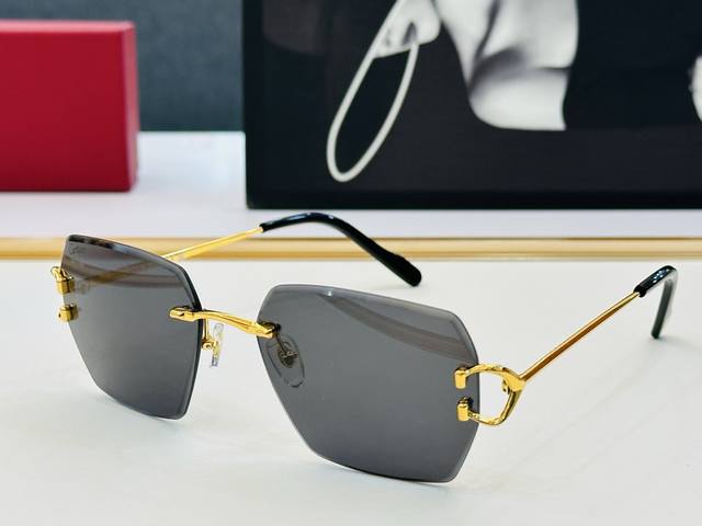 cartie* Cartie Sunglasses Esw00684 Size 58 Mouth 19-145 Exquisite Craftsmansh