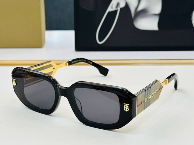 High Quality Burberr* Bajia Be6019 Size 65 15-143 Women's Sunglasses K High Qual