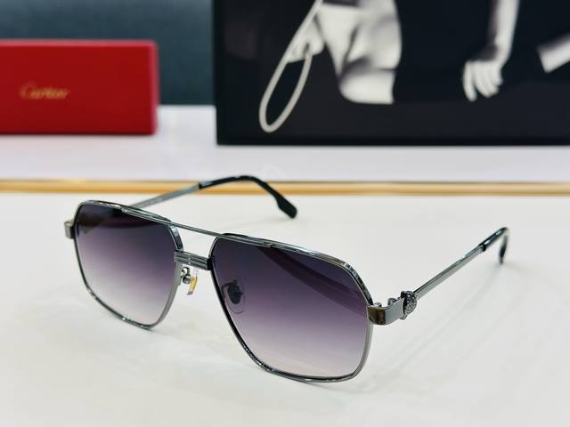 cartie* Cartie Sunglasses Ct0533S Size 59 Mouth 15-145 Electroplating Craftsm
