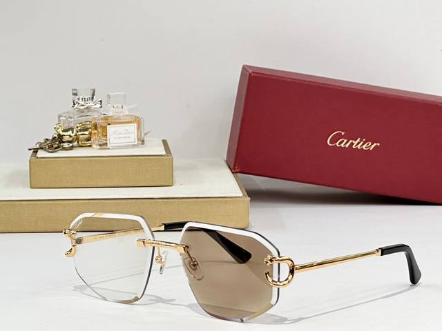 Sunglasses Photochromic Mirror Cartie* Model Ct0634S Size:5817-140