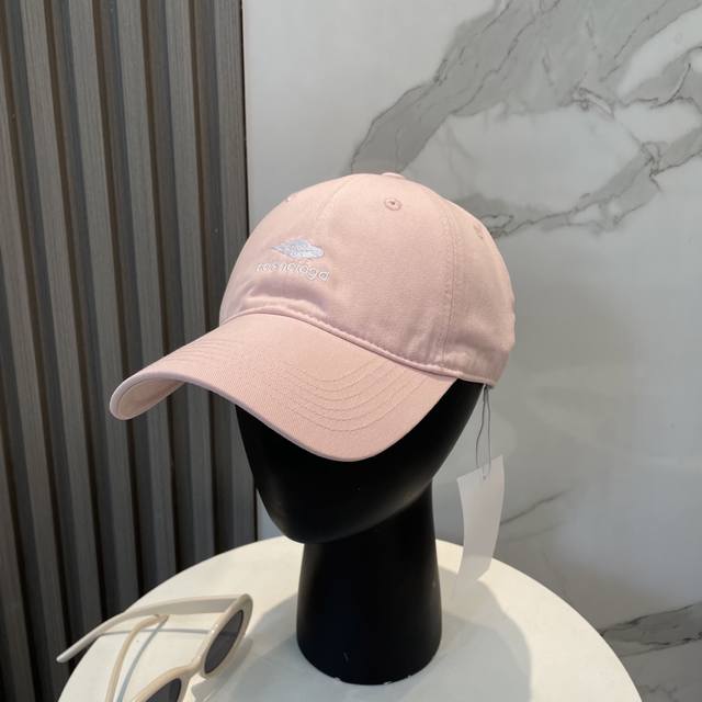 balenciaga Balenciaga New Embroidered Logo Baseball Cap With Cool Colors, Dif