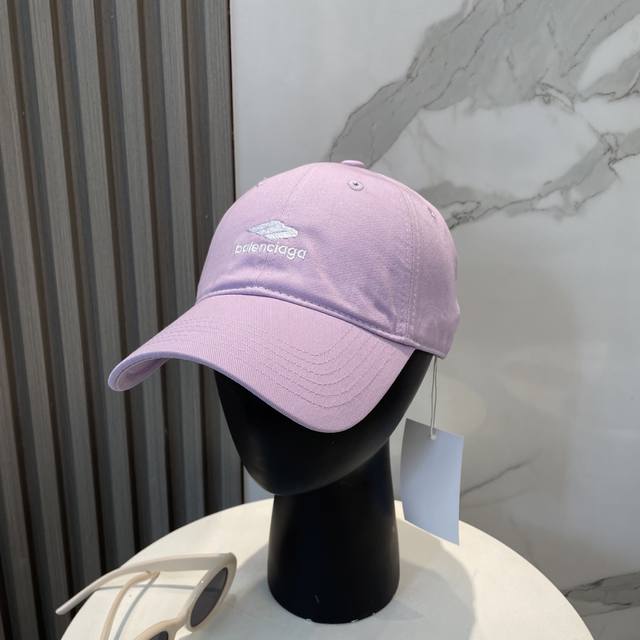 balenciaga Balenciaga New Embroidered Logo Baseball Cap With Cool Colors, Dif