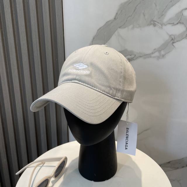 balenciaga New Embroidered Logo Baseball Cap From Balenciaga. Cool Colors For