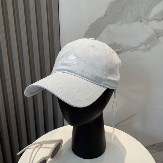 balenciaga New Embroidered Logo Baseball Cap From Balenciaga. Cool Colors For