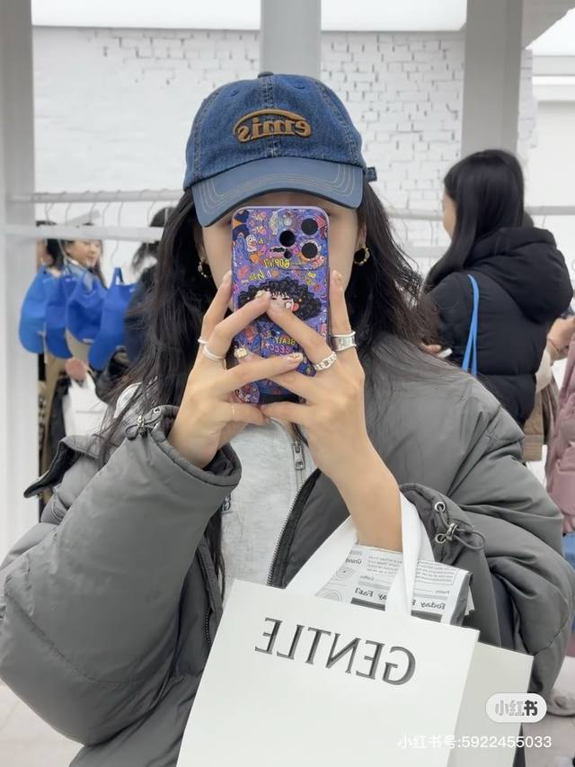 Korean Fashion Brand Emis New Denim Color Baseball Cap Emis Hats Really Have A K