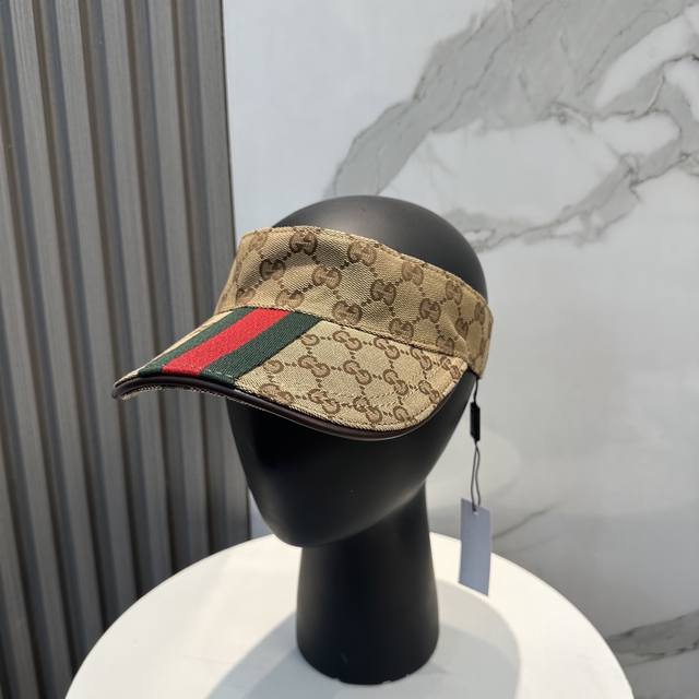 gucci Gucci's Latest Original Wide-Banded Hat With Hollow Top. 1:1 Mold Openi