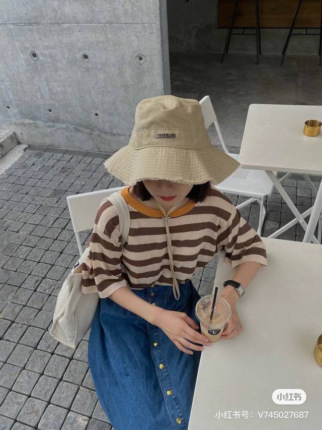 jacquemus High Version Bucket Hat Is A Must-Have For All-Match Colors. It Is
