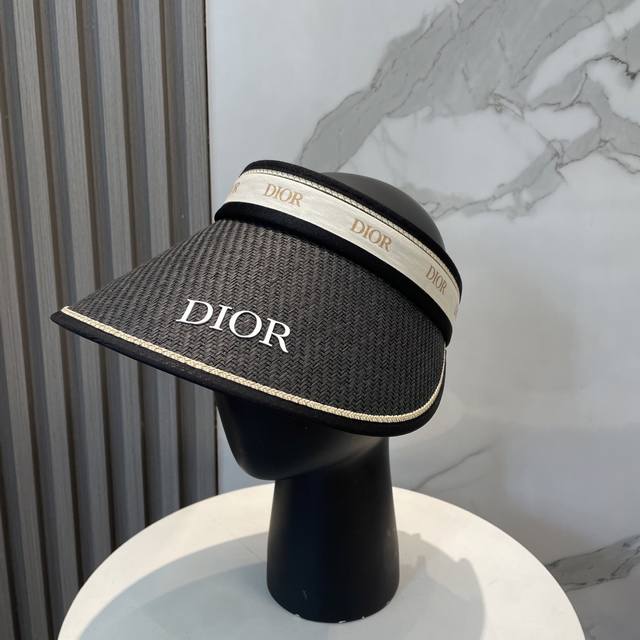 With Dust Bag Dior 2025 New Hollow Hat Is A Must-Have Item In Summer Because It