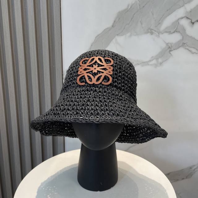 loewe Loewe New Straw Hat Pure Hand Hook Straw Hat Foldable Travel Essential