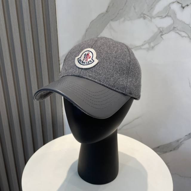 Moncler Autumn And Winter New Wool Baseball Cap Young Fashion Trend Wear Color S