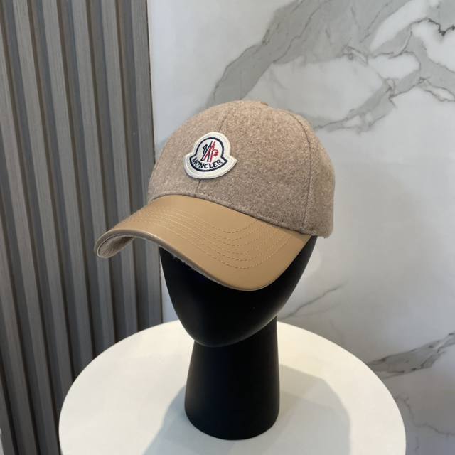 Moncler Autumn And Winter New Wool Baseball Cap Young Fashion Trend Wear Color S